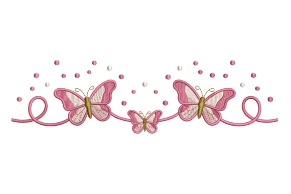 Butterfly Border – Cute Pink Review
