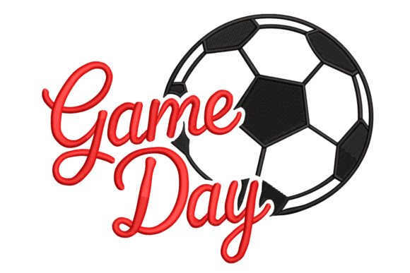 Game Day Soccer Ball Embroidery Design Review
