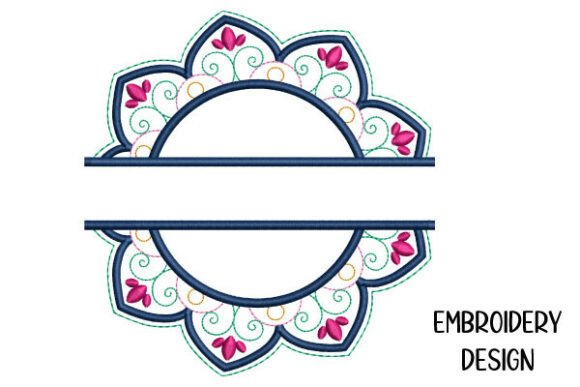 Mandala Split Monogram Design Review