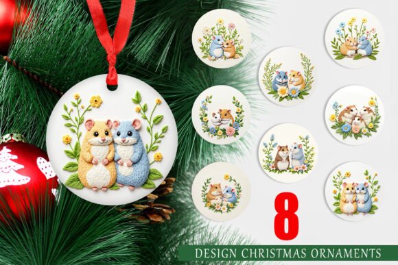 Ornament Hamster Embroidery Review for Personalized Gifts