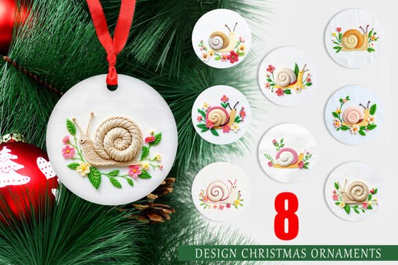 Ornament Snail Embroidery Review for Craft Fairs